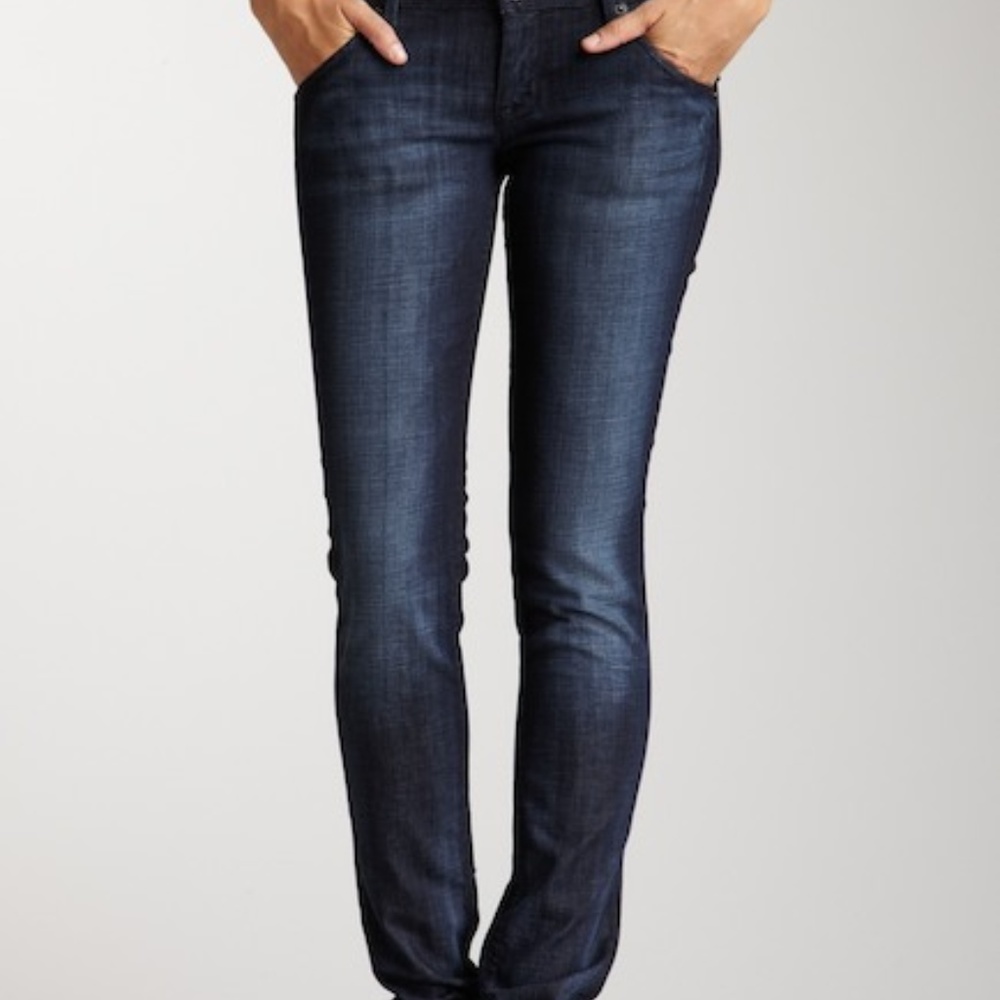 HUDSON Collin Flap Skinny Jeans 25